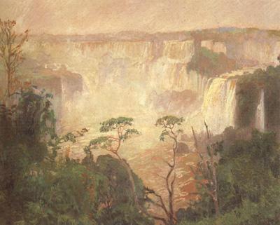 Pedro Blanes Cataracts of the Iguazu (nn02) Norge oil painting art